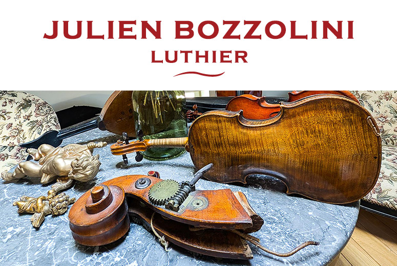 Atelier de lutherie, Julien Bozzolini